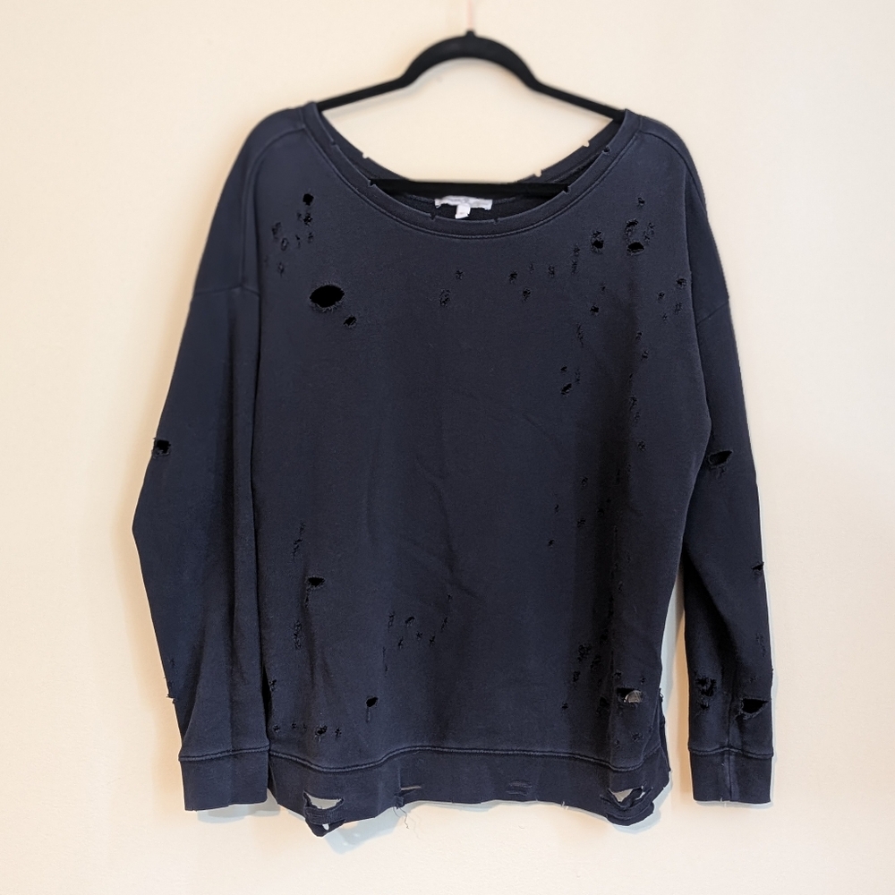 Express tattered sweater